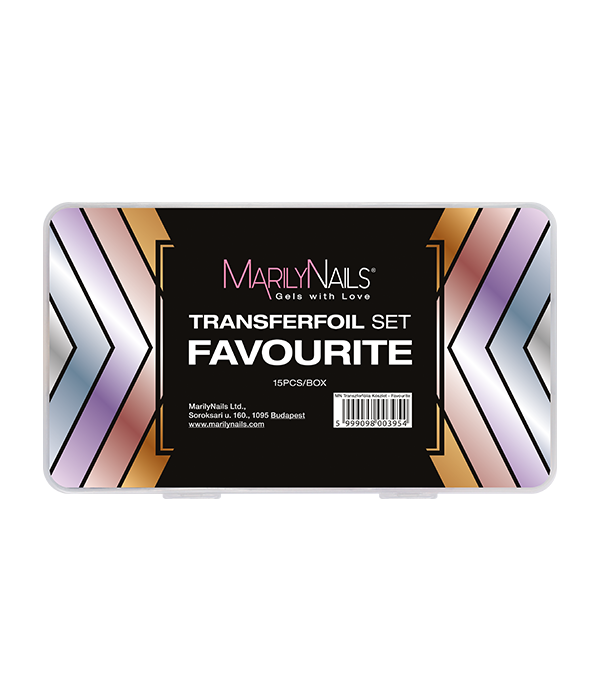 Transfer foil set