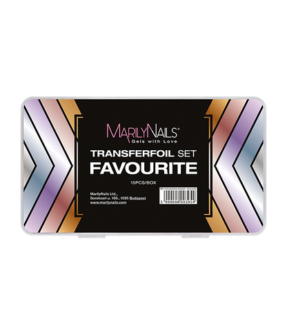 Transfer foil set