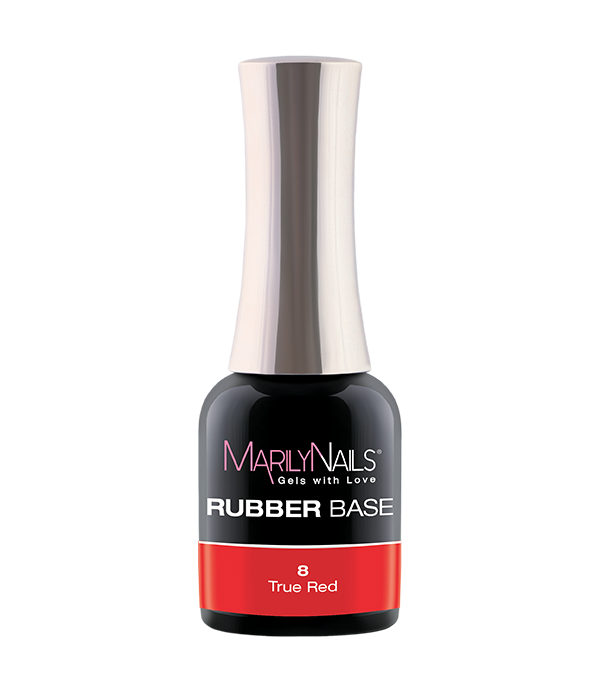 Rubberbase 8 True red