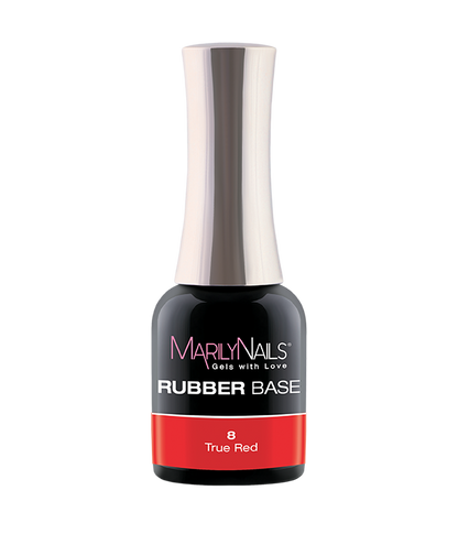 Rubberbase 8 True red