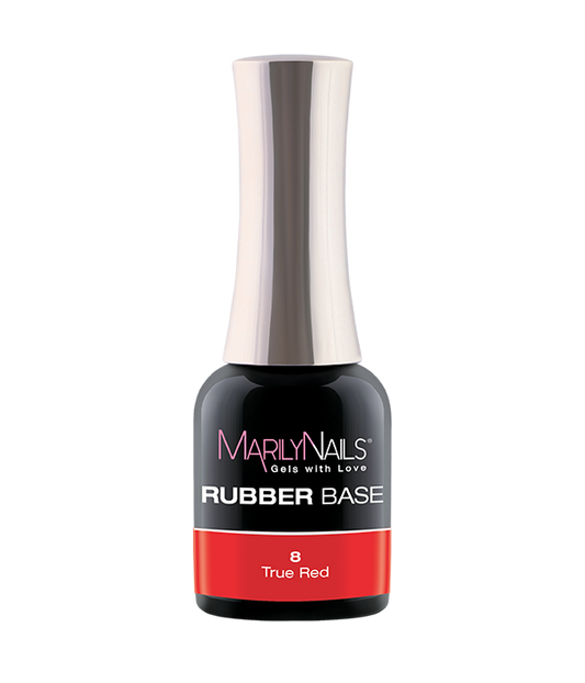 Rubberbase 8 True red