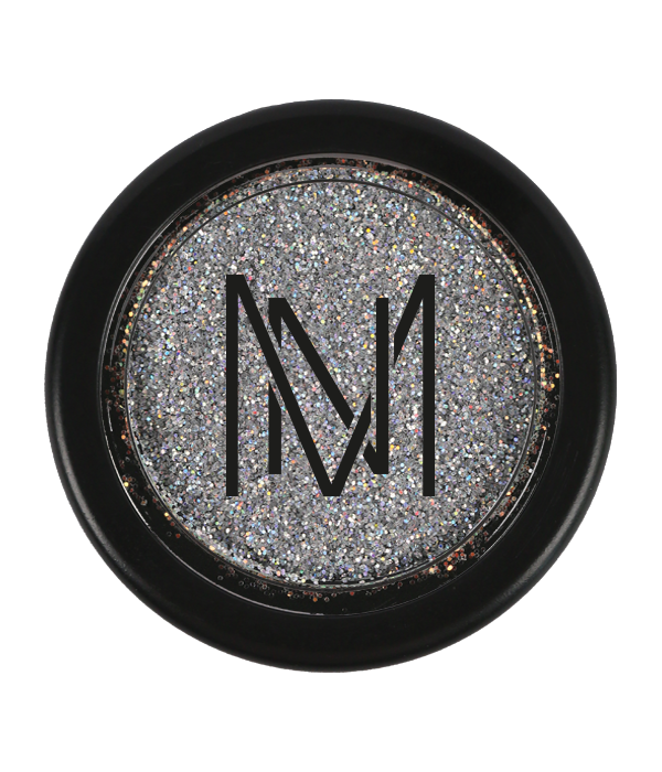 Fine glitter powder - Holo silver