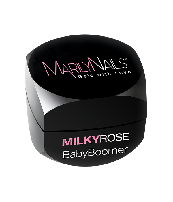 Milky rose babyboomer gel